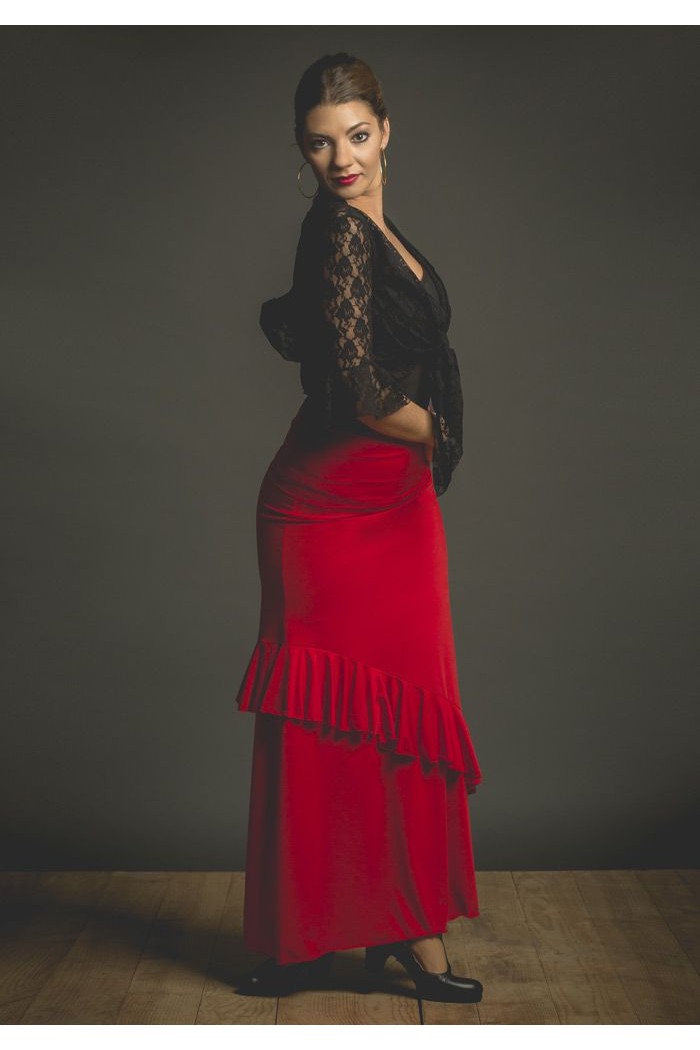  Flamenco skirts WOMAN model Flamenco skirt Tanguera skirt - Elastic knit 