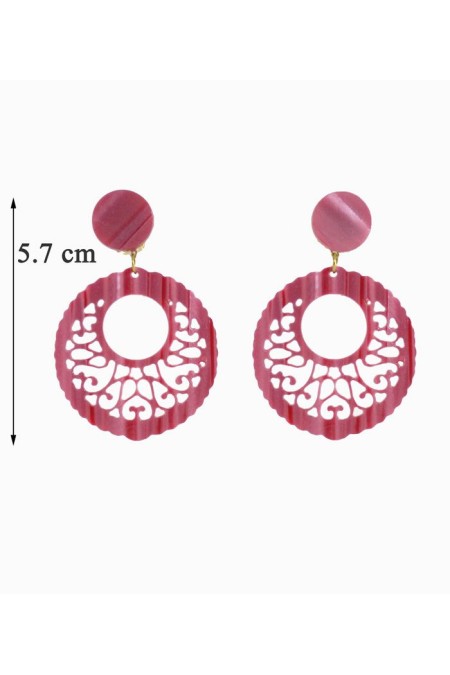 Flamenco earrings model Earrings 04 - mother of pearl Classic Mother-of-pearl