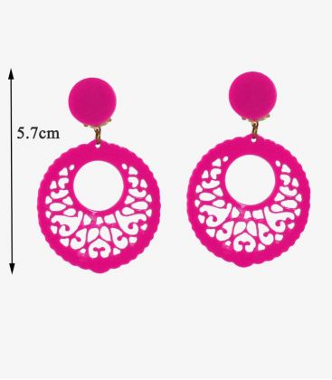 flamenco earrings - - Earrings 04 - Acetate