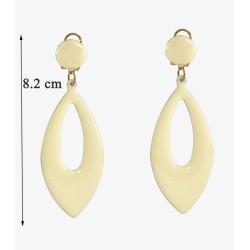 Boucles d'oreilles de flamenco modèle Boucles d'oreilles Design 9 - Métal Rouge