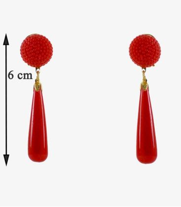 flamenco earrings - - Earrings "arbutus"
