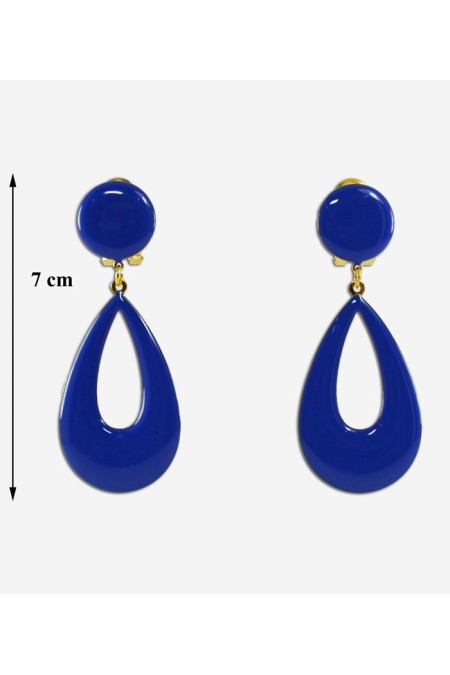 Boucles d'oreilles de flamenco modèle Boucles d'oreilles Design 07 Orange