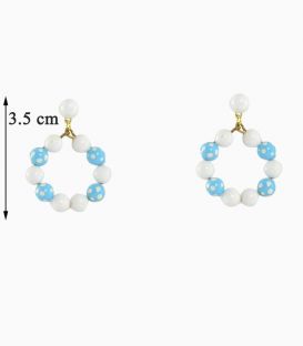 flamenco earrings - - Earrings Design 04 - Small ball