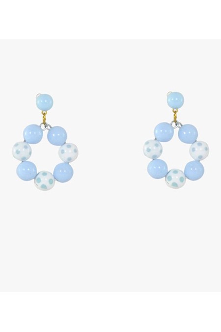 Boucles d'oreilles de flamenco modèle Boucles d'oreilles Design 04 - Balle moyenne Jaune