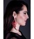 boucles d oreilles de flamenco sur demande - - Boucles d'oreilles 38 - Nacré