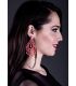boucles d oreilles de flamenco sur demande - - Boucles d'oreilles 39 - Acétate