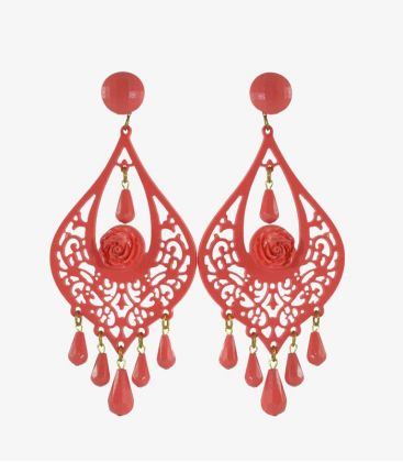 boucles d oreilles de flamenco - - Boucles d'oreilles 38 Acétate