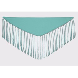 Châle foire uni/imprimé/lacé modèle Châle dame - Crêpe Bleu marine