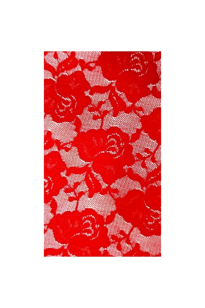  Flamenco dresses WOMAN model Romeral Dress - Encaje Red