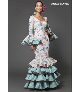 Robe de flamenca Clavel estampado