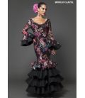 Robe de flamenca Clavel dentelle fleur