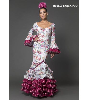 trajes de flamenca 2018 mujer - Aires de Feria - Trajes de gitana Fandango estampado