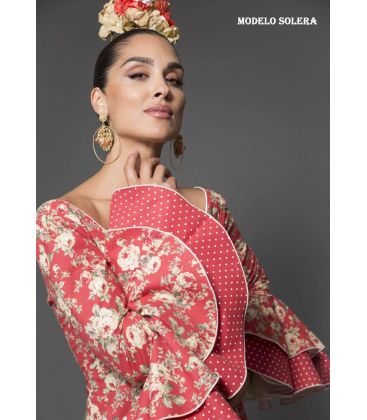 trajes de flamenca 2018 mujer - Aires de Feria - Trajes de gitana Solera estampado