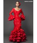 Flamenca dress Jazmin red lace