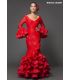 robes de flamenco 2018 femme - Aires de Feria - Robe de flamenca Jazmin rouge dentelle
