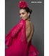 trajes de flamenca 2018 mujer - Aires de Feria - Trajes de gitana Jazmin encaje fucsia