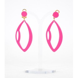 Pendientes de Flamenca modelo Pendientes Diseño 10 - Acetato Naranja