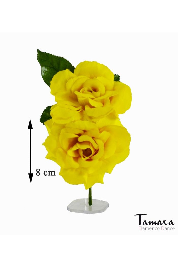 Flores de Flamenca modelo Flores de flamenca Isabel - 8 cm Turquesa