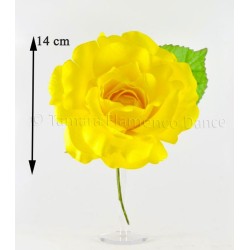 Flores de Flamenca modelo Flor Flamenca Cintia - 14 cm Pistacho