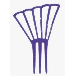 Peignes flamenco modèle Peigne Nenufar - Acétate 13 cm Noir