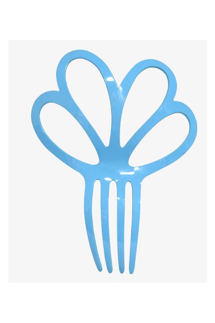  Flamenco Combs model Comb Narciso - Acetate 16 cm Yellow