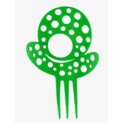 Peignes flamenco modèle Peigne Geranio - Acétate 19 cm Orange