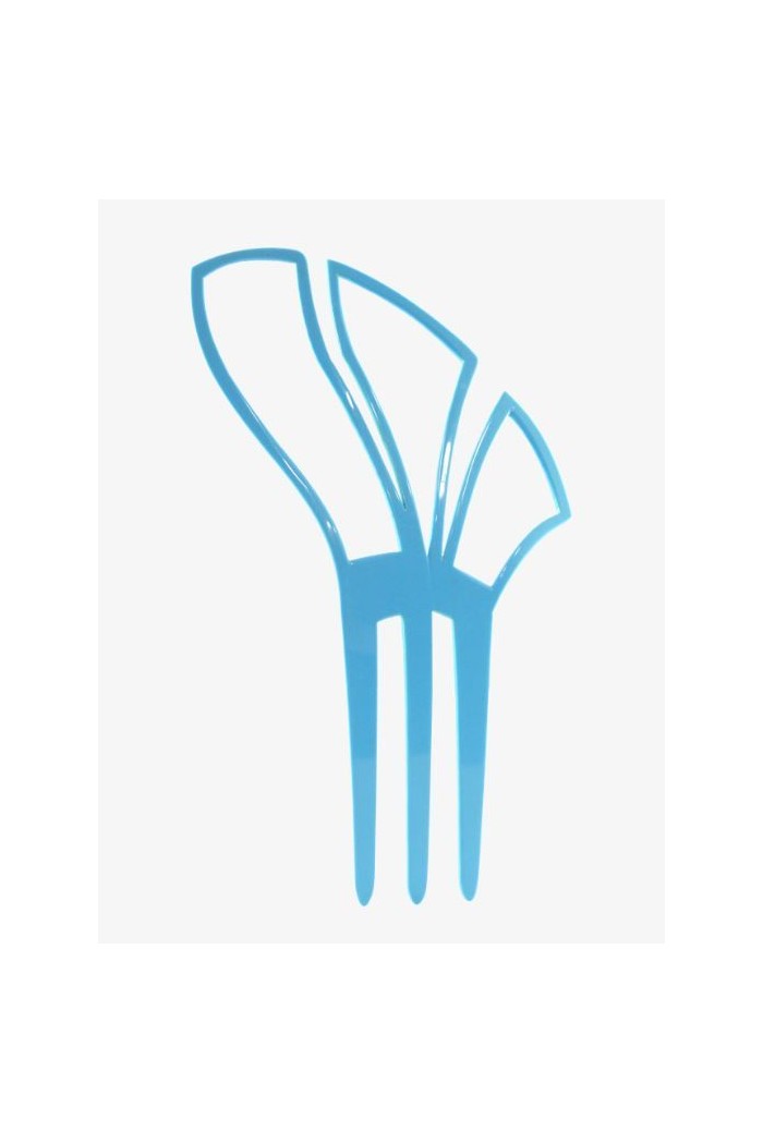  Flamenco Combs model Comb Hortensia - Acetate 13 cm Pink