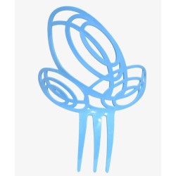 Peinetas de flamenca modelo Peina flamenco Azalea - Acetato 21 cm Malva