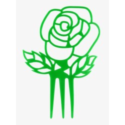 Peignes flamenco modèle Peigne flamenco Rosal - Acétate 20 cm Orange