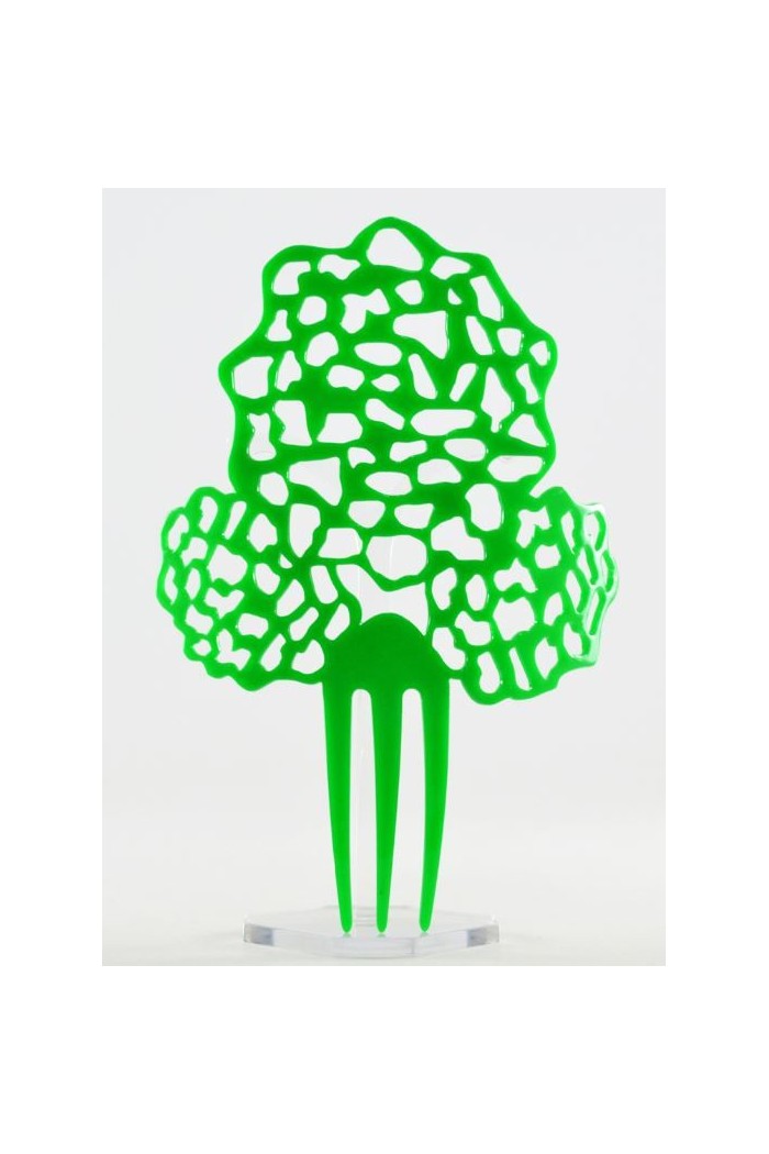 Accessoires de flamenco Outlet modèle Peigne Clavel flamenco - Acétate 14 cm Turquoise