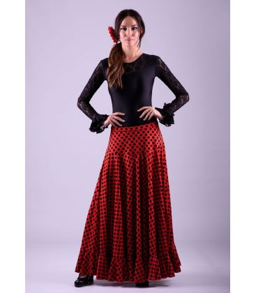 faldas flamencas mujer en stock - - Sevillana con Lunares - Punto