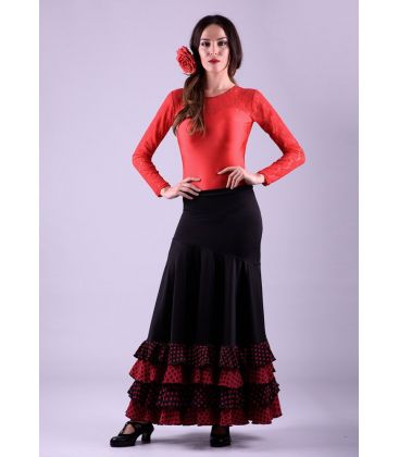 flamenco skirts woman in stock - - Cordoba polka dots - Knitted and koshivo