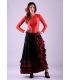 jupes flamenco femme en stock - - Cordoba avec petits points - tricot et koshivo