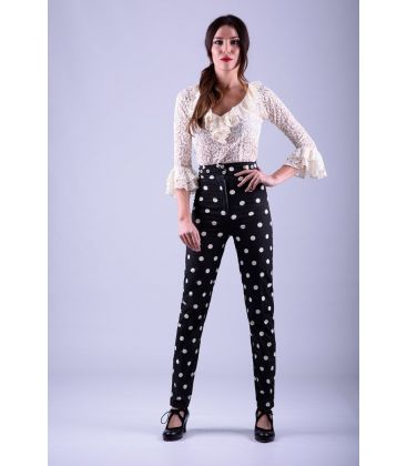 blouses and flamenco skirts in stock immediate shipment - - Polka dots trousers