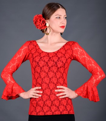 Maillots, bodys y tops de flamenco