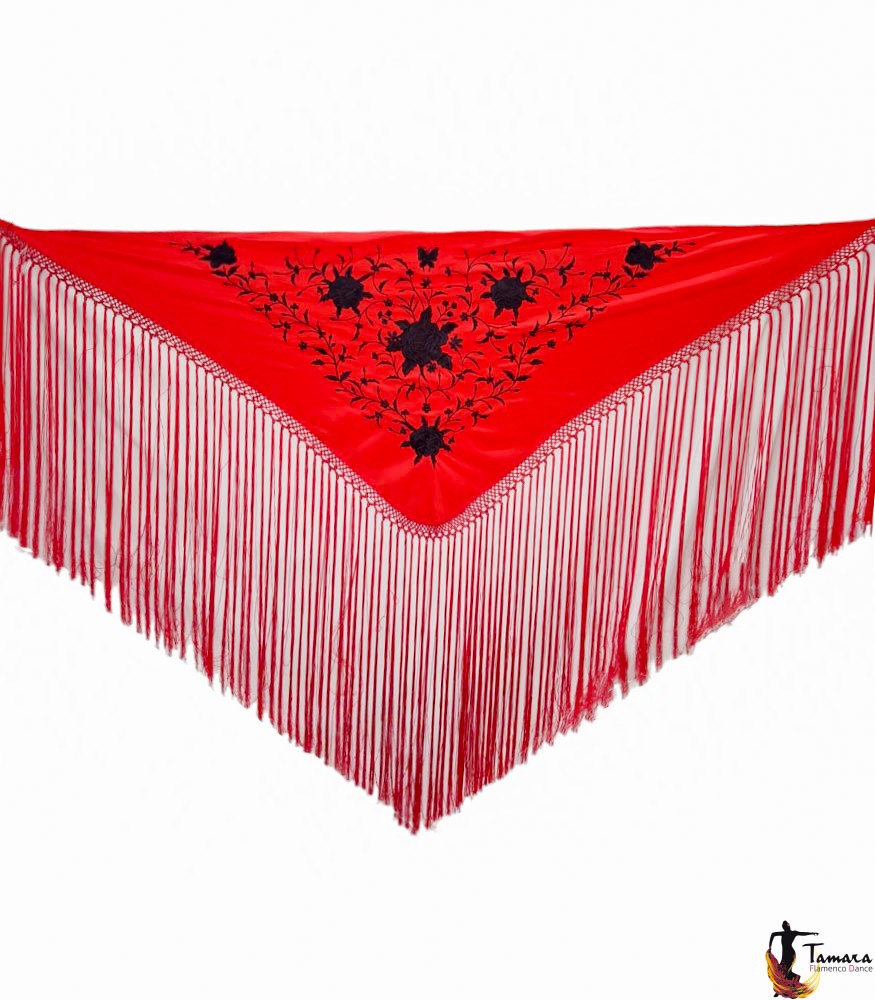 Mantoncillo bordado flamenca