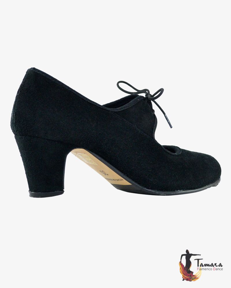 Zapatos de flamenco Semiprofesional Superior TAMARA - Ante Cordones
