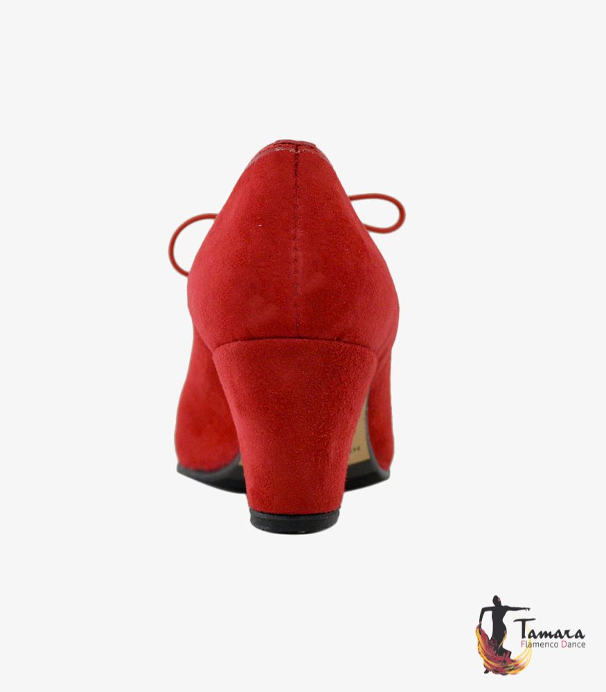 Zapatos de flamenco Semiprofesional Superior TAMARA - Ante Cordones