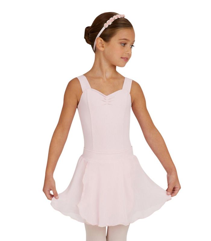 Falda ballet y danza rosa Capezio TC0011C 6-8 años