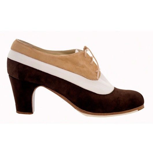 Zapatos de flamenco Blucher Tricolor