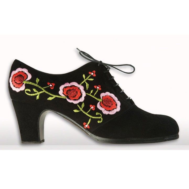 Zapatos de flamenco Ingles Bordado