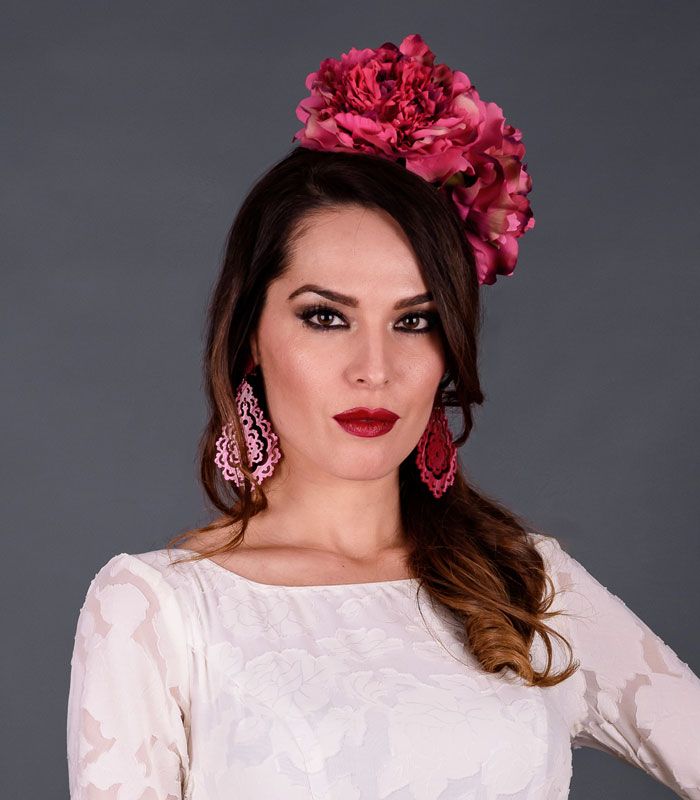 Pendientes 09 - Nacar con piedras