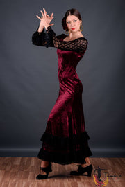 Catalina - Terciopelo elastico (Talla Unica)