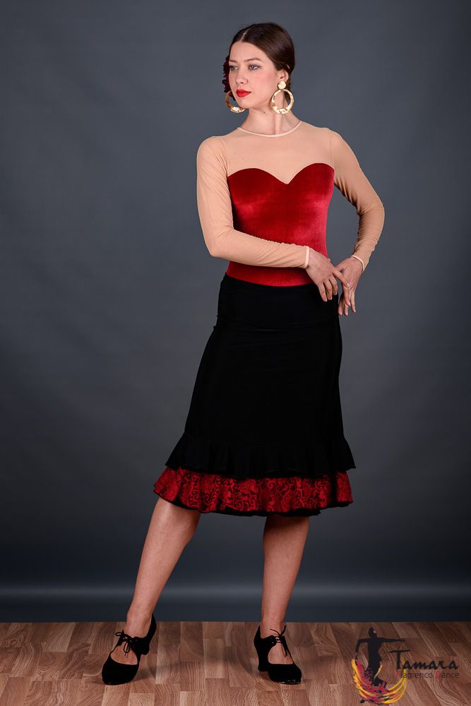 Body Estrella - Terciopelo Burdeos