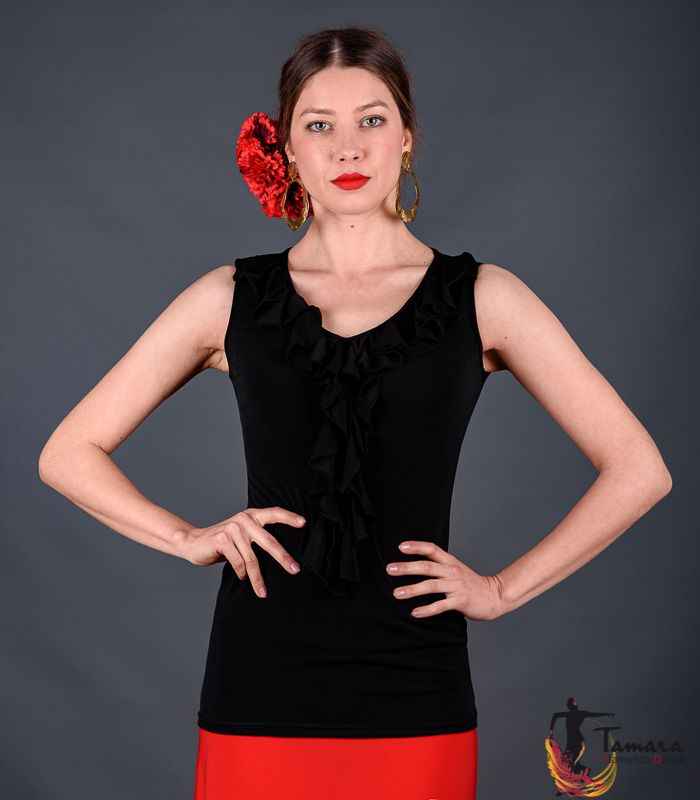 Camiseta Tango - Viscosa Negro