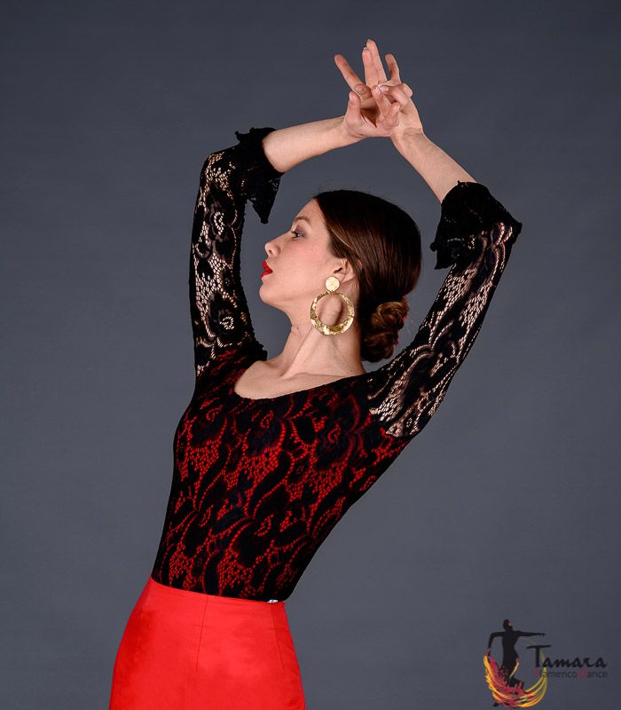 Camiseta Alcazar - Viscosa y encaje