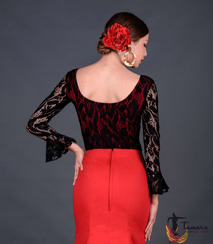 Camiseta Alcazar - Viscosa y encaje