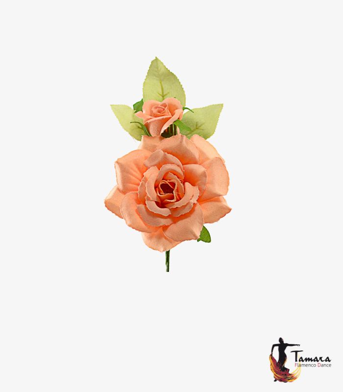 Flor Flamenca Cristina - 8 cm Nude