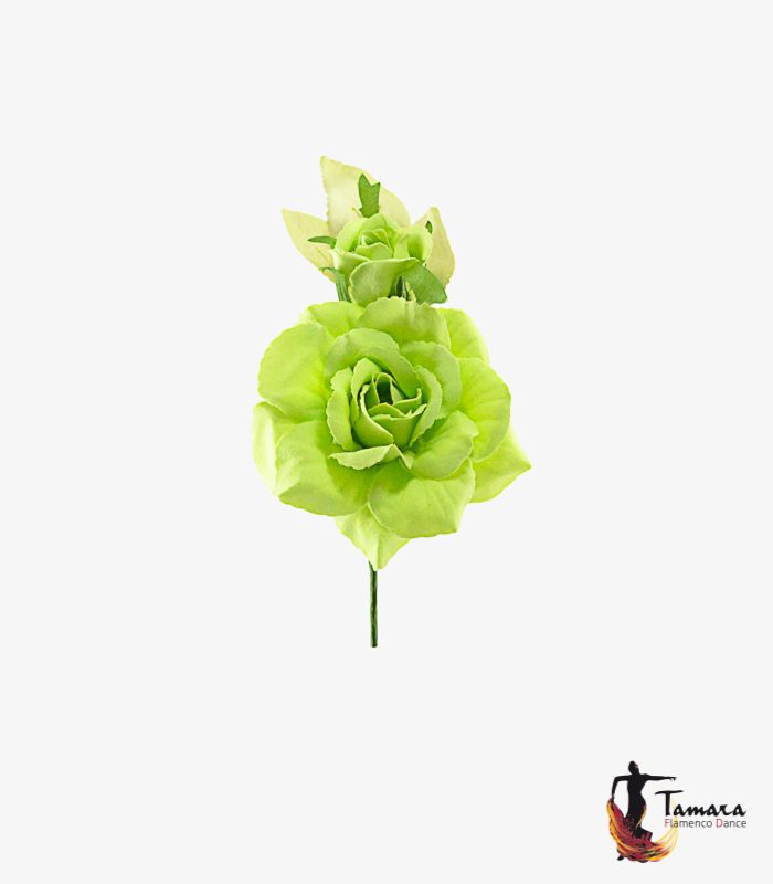 Flor Flamenca Cristina - 8 cm Pistacho