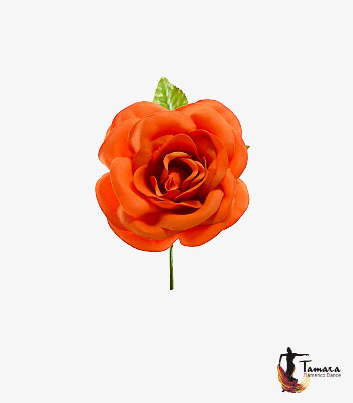 Flor Flamenca Luz - 12 cm Naranja
